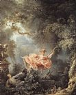 Jean-Honore Fragonard The Swing painting